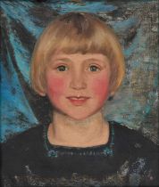 EARLY 20TH CENTURY SCHOOL (CIRCA 1920) PORTRAIT OF A GIRL