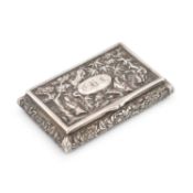 A MID-19TH CENTURY CHINESE SILVER SNUFF BOX