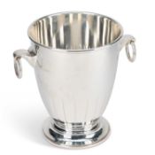 A VERY LARGE SILVER ICE BUCKET