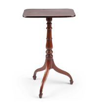 A GEORGE III MAHOGANY TRIPOD TABLE