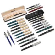 A COLLECTION OF PARKER PENS