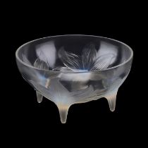 RENÉ LALIQUE (FRENCH, 1860-1945), A 'LYS' BOWL, DESIGNED 1924