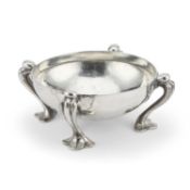 OLIVER BAKER FOR LIBERTY & CO, A LARGE TUDRIC PEWTER BOWL