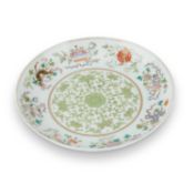 A CHINESE FAMILLE ROSE DISH