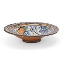 A CONTINENTAL FAIENCE DISH