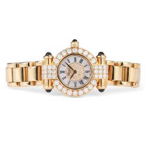 AN 18CT GOLD DIAMOND-SET LADY'S CHOPARD IMPERIALE BRACELET WATCH