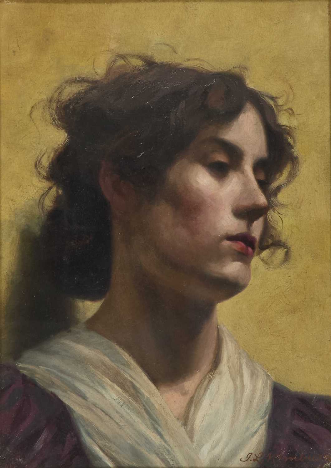 JOHN LEWIS WIMBUSH (1854-1914) PORTRAIT OF A LADY
