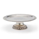 A SMALL QUEEN ANNE BRITANNIA STANDARD SILVER TAZZA