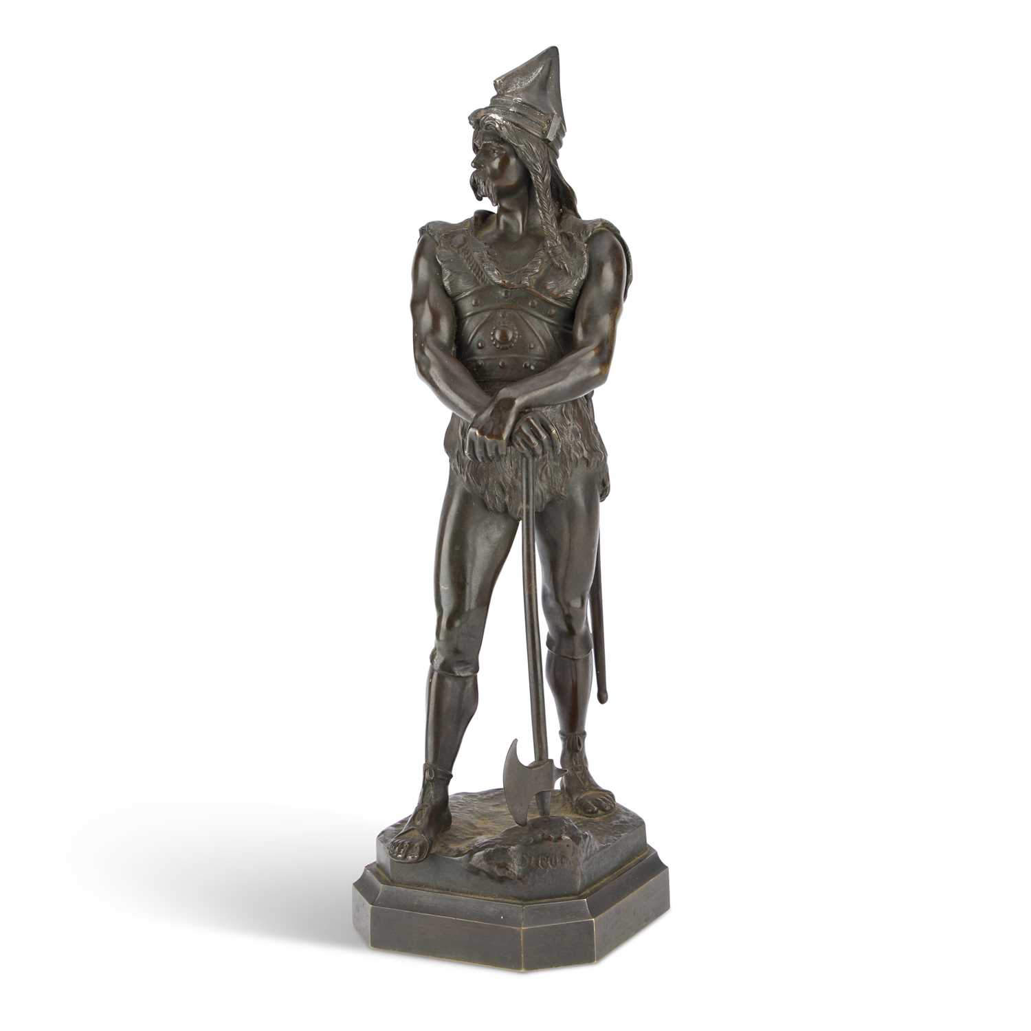 AFTER JEAN DIDIER DEBUT (1824-1893), VERCINGETORIX, A BRONZE FIGURE