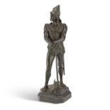 AFTER JEAN DIDIER DEBUT (1824-1893), VERCINGETORIX, A BRONZE FIGURE