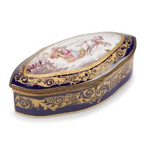 A SÈVRES STYLE GILT-METAL MOUNTED CASKET