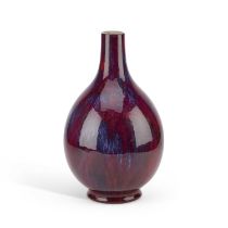 A CHINESE FLAMBÉ-GLAZED BOTTLE VASE, QING DYNASTY, 18TH/ 19TH CENTURY
