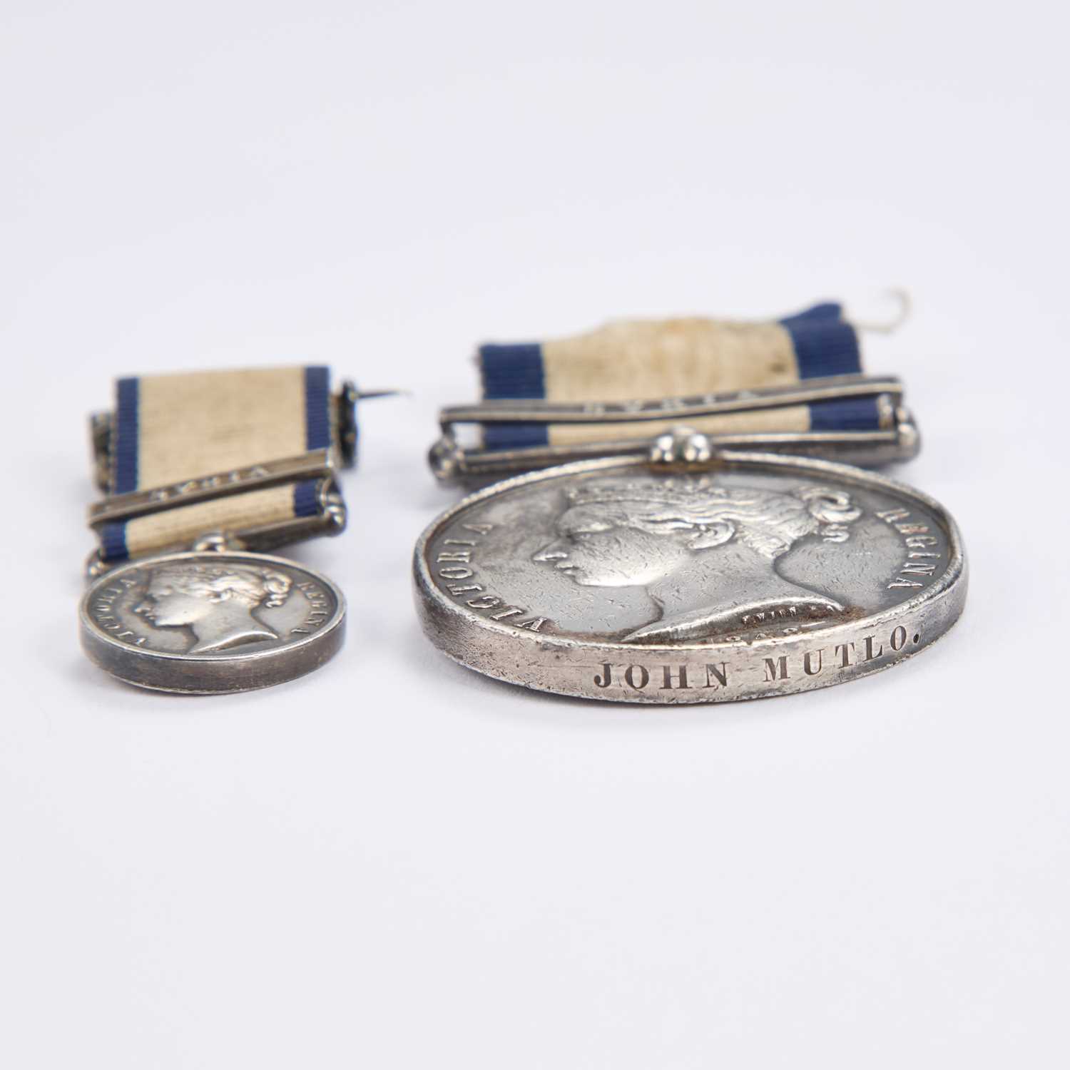 A NAVAL GENERAL SERVICE MEDAL 1793-1840, WITH MINIATURE MEDAL - Image 3 of 3