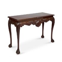 A MAHOGANY SERVING TABLE IN GEORGE II IRISH STYLE