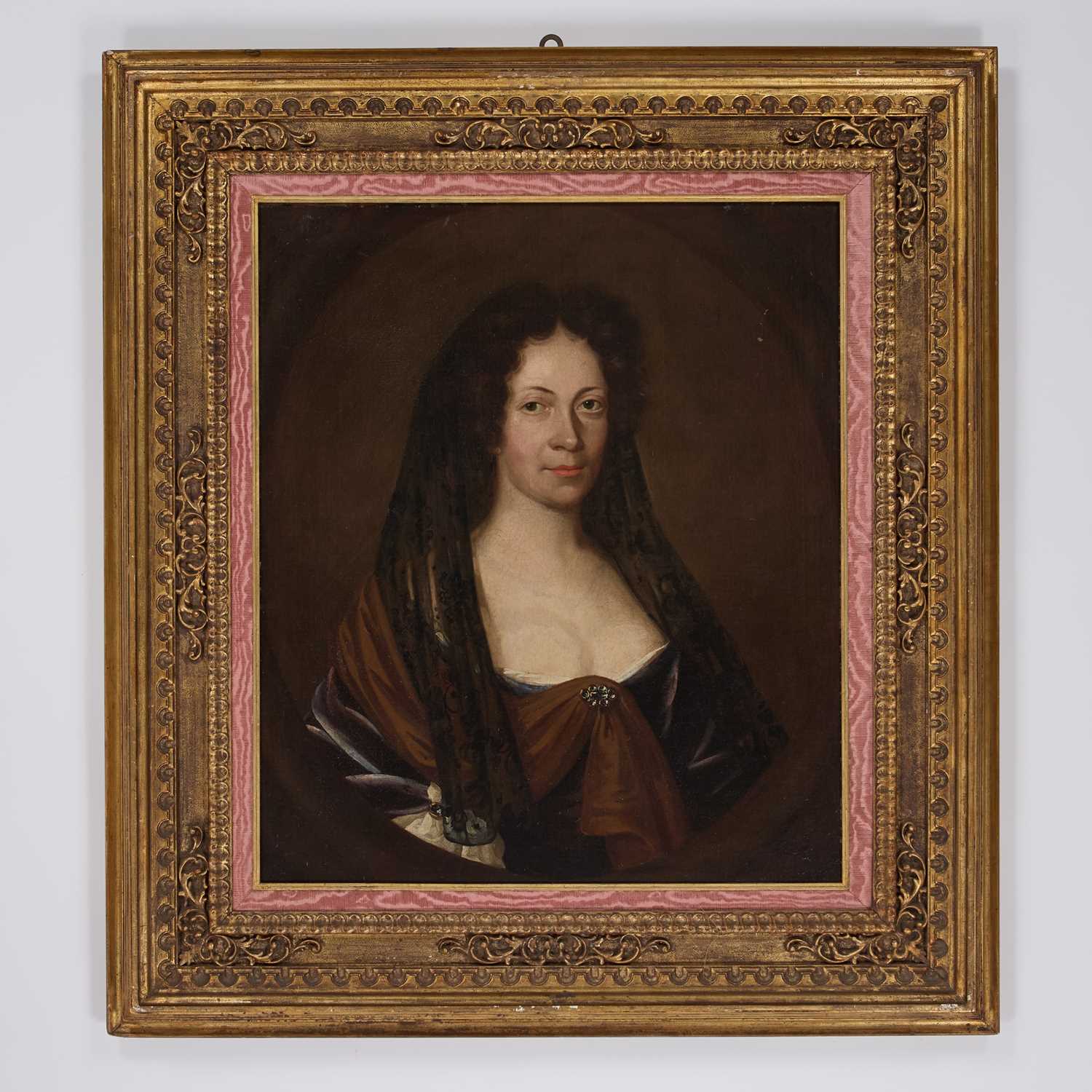 17TH/ 18TH CENTURY ENGLISH SCHOOL PORTRAIT OF A LADY - Image 2 of 3