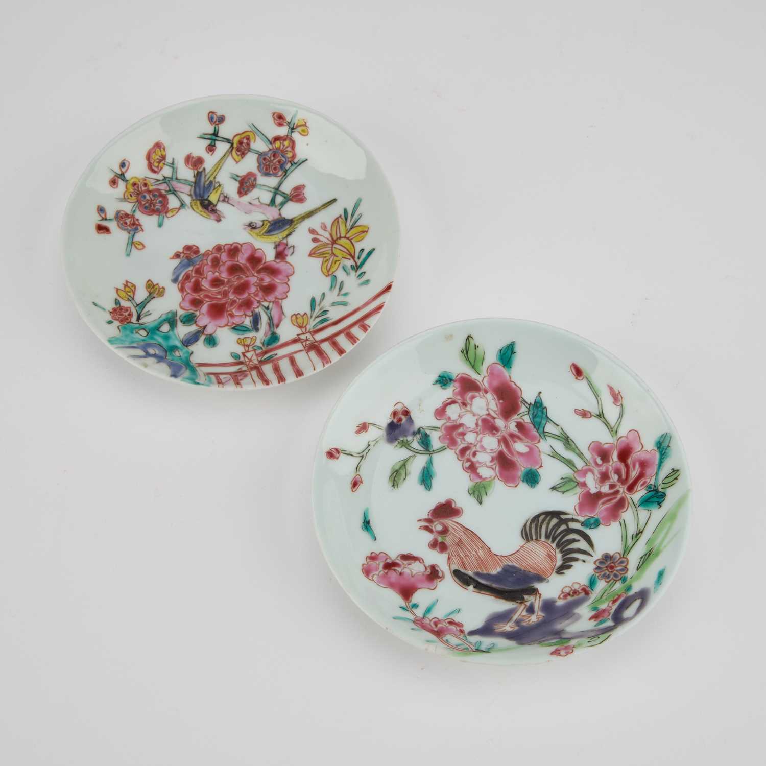 TWO CHINESE FAMILLE ROSE TEA BOWLS AND SAUCERS, YONGZHENG/ QIANLONG - Image 2 of 19