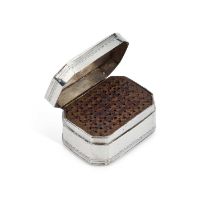 A GEORGE III SILVER NUTMEG GRATER