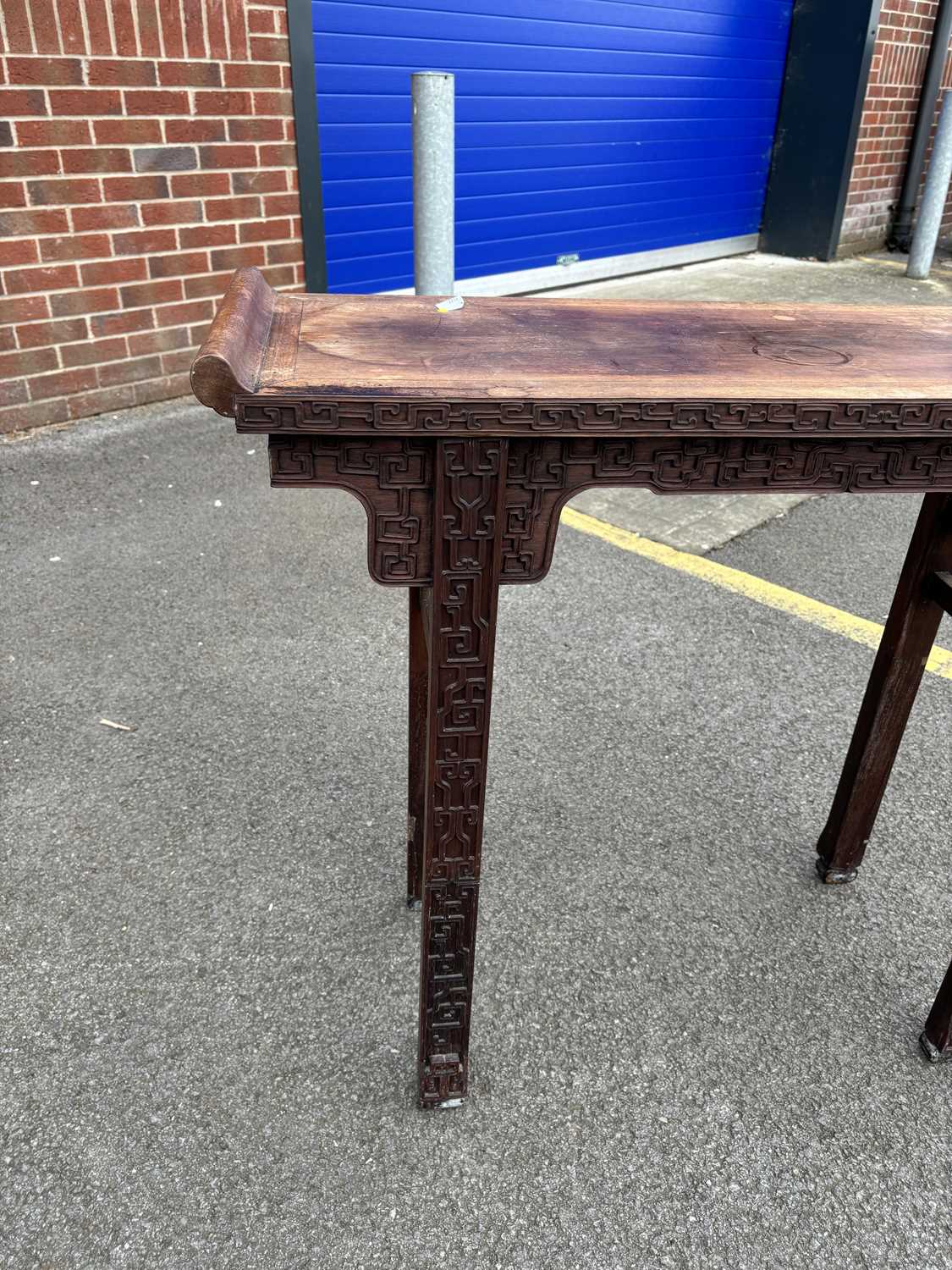 A CHINESE HARDWOOD ALTAR TABLE, CIRCA 1900 - Image 17 of 20