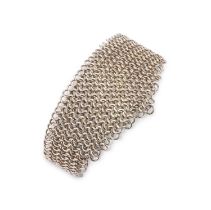 ALISON EVANS: A SILVER CHAIN MAIL LINK CUFF