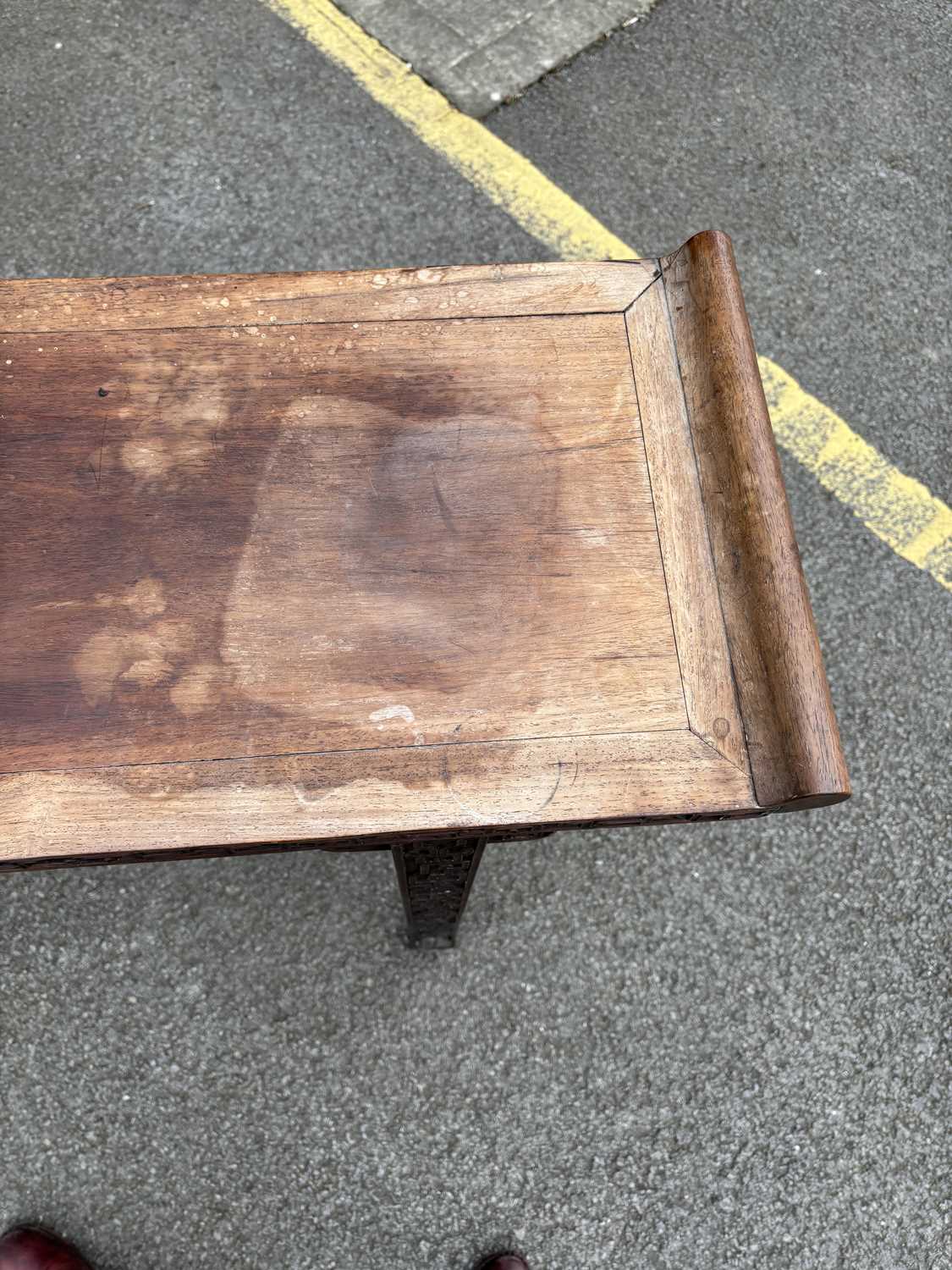 A CHINESE HARDWOOD ALTAR TABLE, CIRCA 1900 - Image 11 of 20