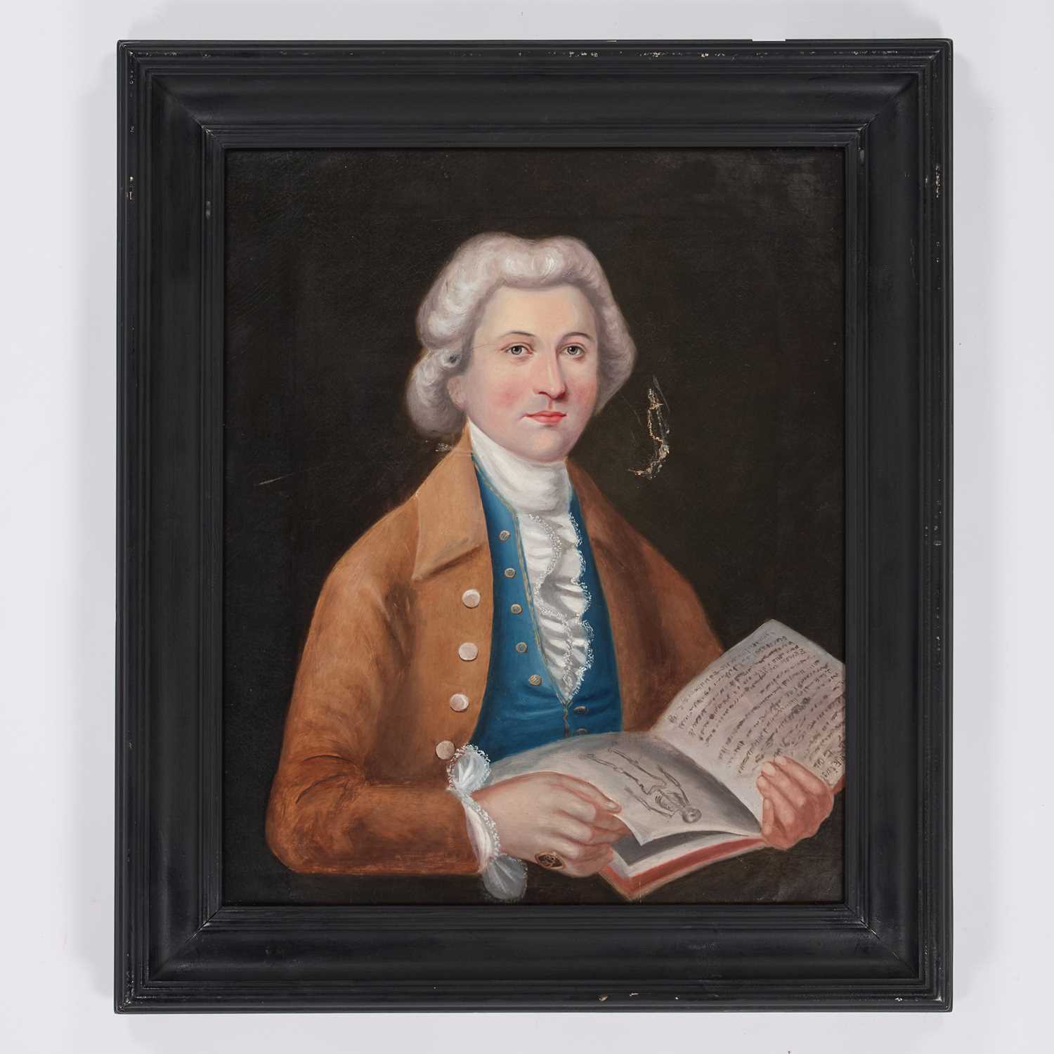 18TH CENTURY STYLE (20TH CENTURY) PORTRAIT OF A GENTLEMAN - Image 2 of 2