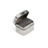 A GEORGE III SILVER NUTMEG GRATER