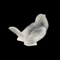 RENÉ LALIQUE (FRENCH, 1860-1945), A 'MOINEAU' PAPERWEIGHT