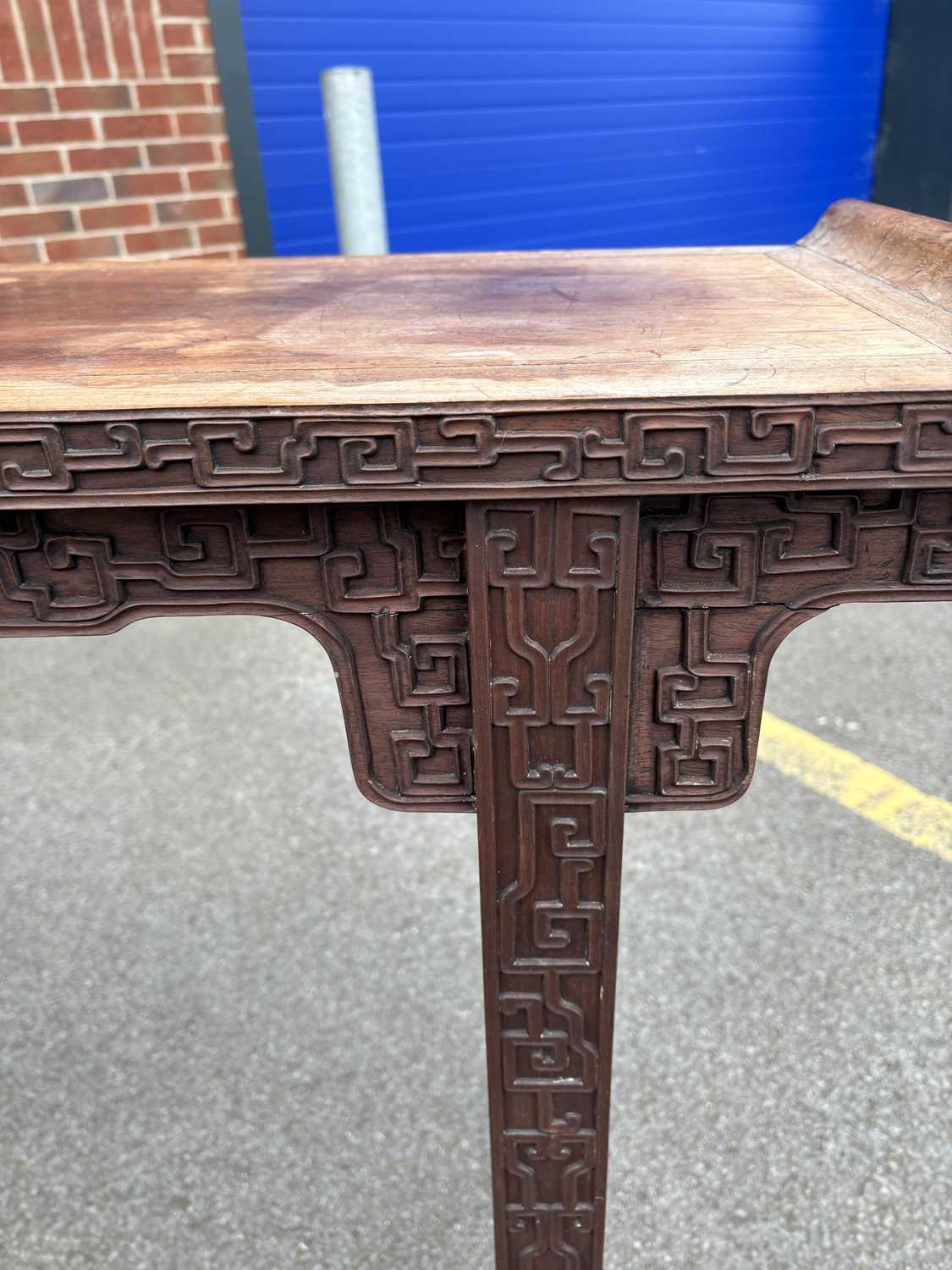 A CHINESE HARDWOOD ALTAR TABLE, CIRCA 1900 - Image 16 of 20