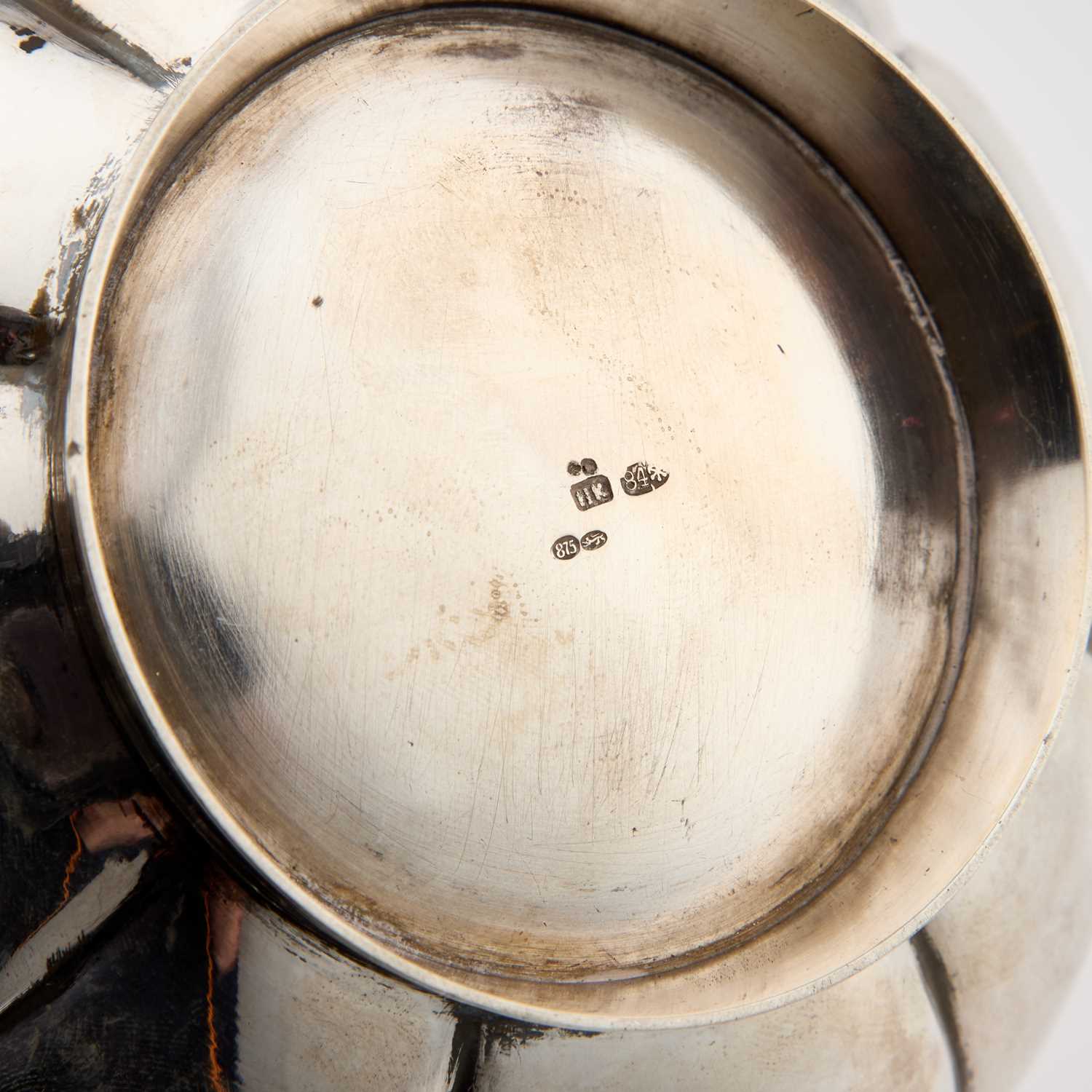 A LATE 19TH CENTURY RUSSIAN SILVER TEAPOT - Image 2 of 2