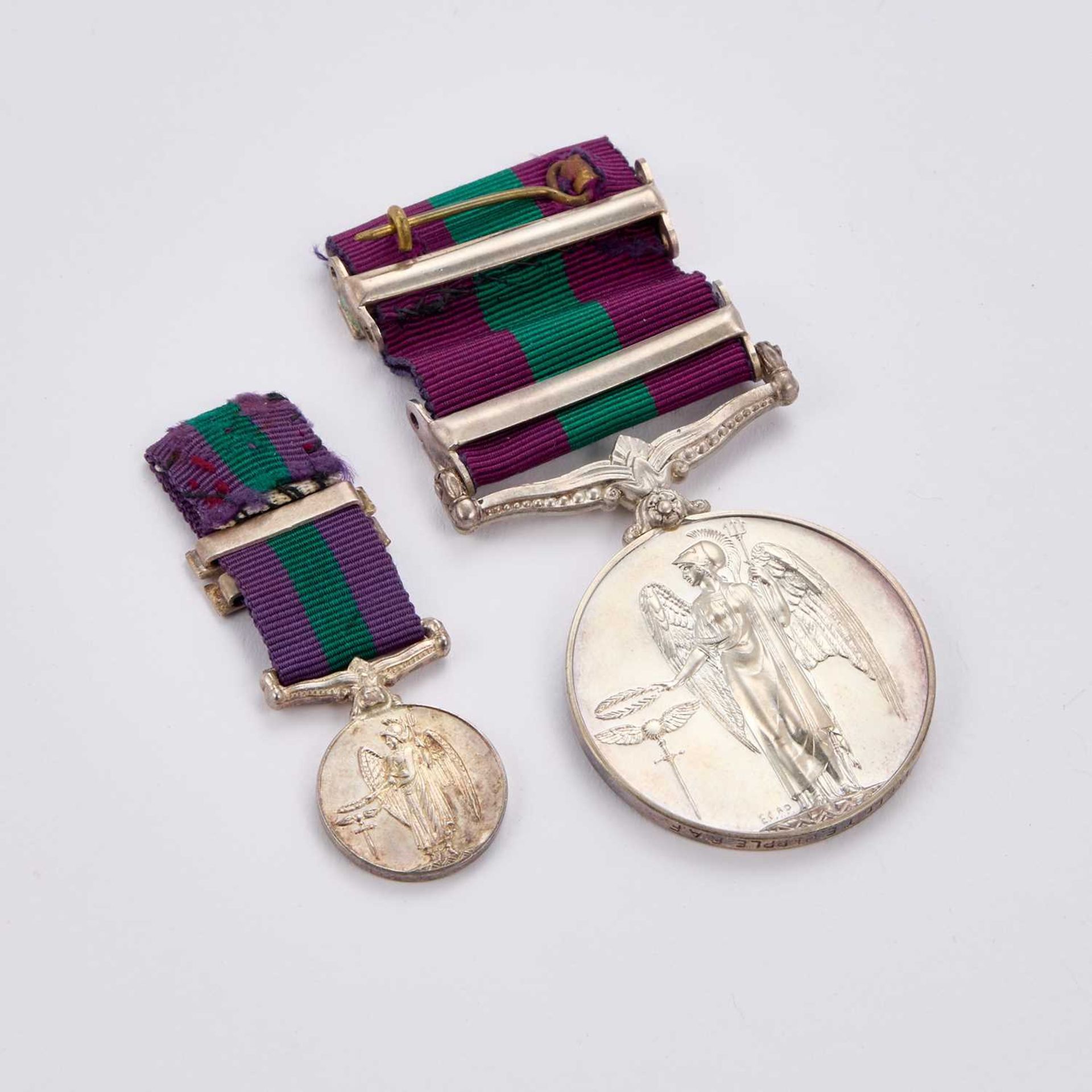 A GEORGE VI GENERAL SERVICE MEDAL 1918-62 - Image 2 of 3