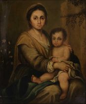 MANNER OF MURILLO (19TH CENTURY) MOTHER AND CHILD