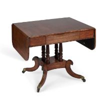 A REGENCY ROSEWOOD SOFA TABLE