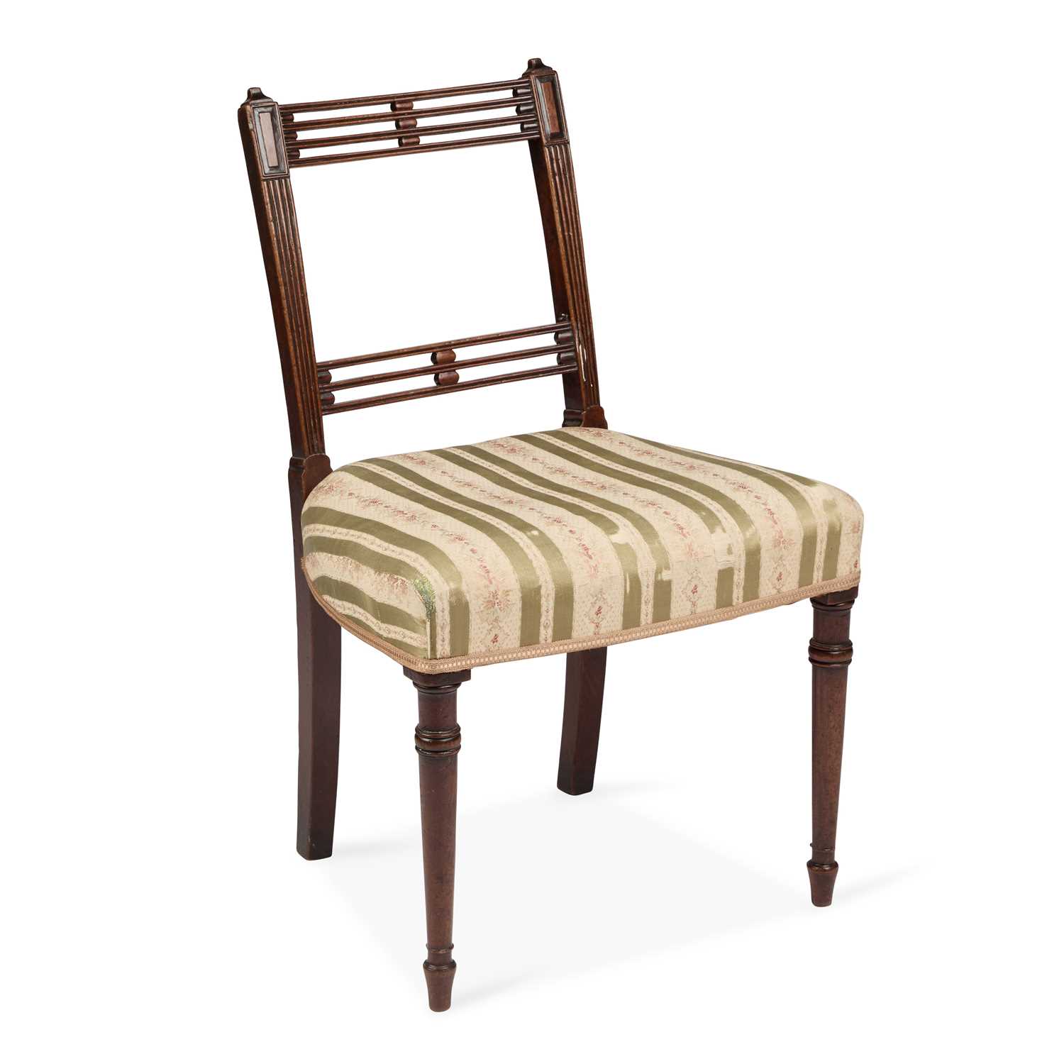 A VICTORIAN WALNUT AND UPHOLSTERED BUTTON-BACK ARMCHAIR - Image 2 of 2