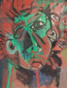 20TH CENTURY EUROPEAN SCHOOL ABSTRACT PORTRAIT