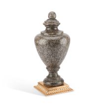 A LARGE 18TH CENTURY STYLE GRANITE URN