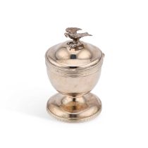 A GEORGE III SILVER SUGAR BOX