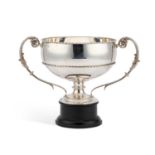 A GEORGE V SILVER ROSE BOWL