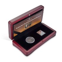 THE LONDON MINT OFFICE, THE PENNY BLACK 170TH ANNIVERSARY STAMP AND GOLD COIN SET