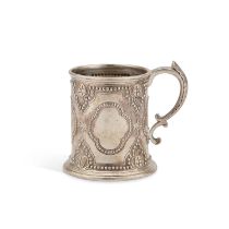 A VICTORIAN SILVER MUG