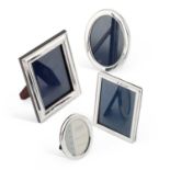 FOUR SILVER PHOTOGRAPH FRAMES