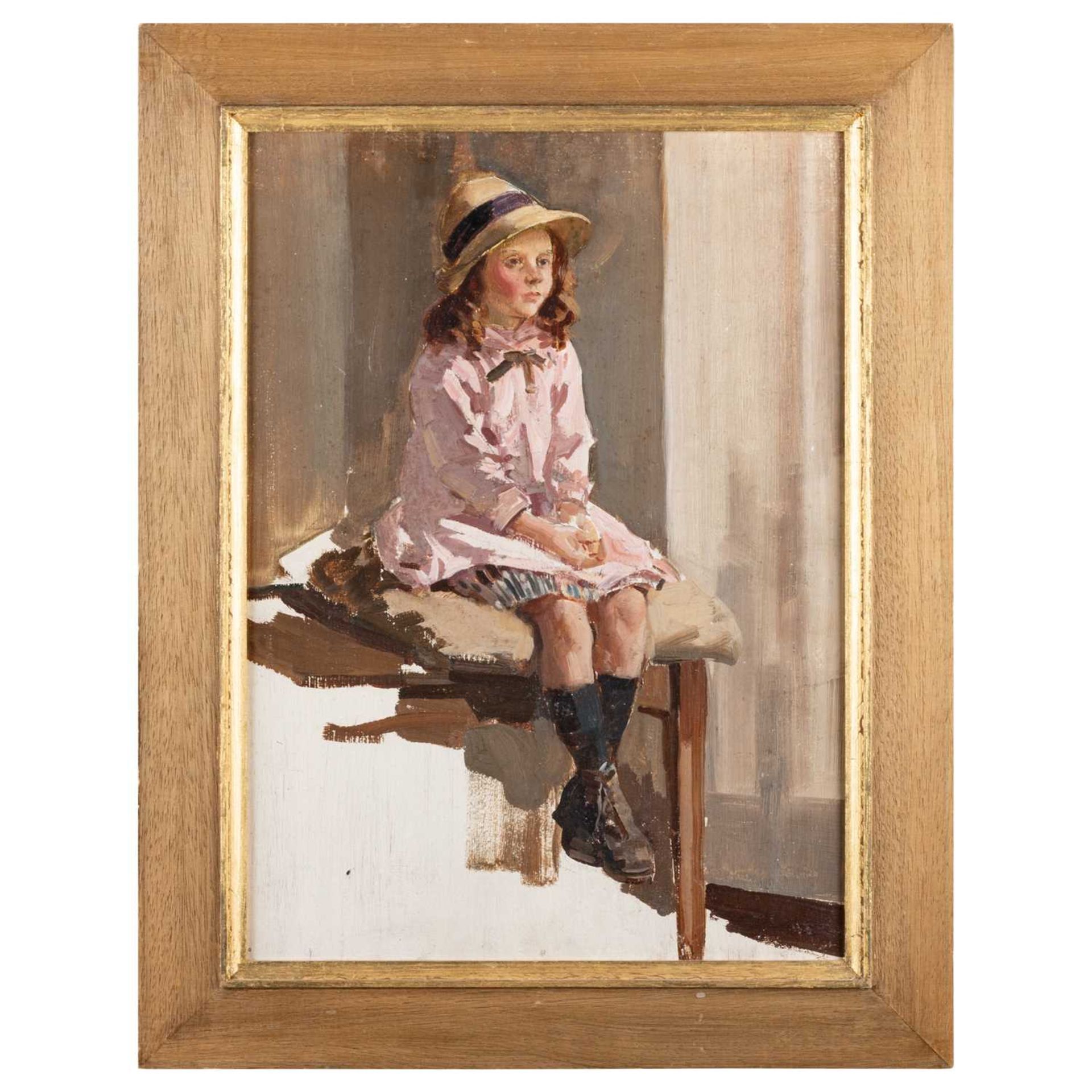 HARRY WATSON (1871-1936) PORTRAIT SKETCH OF A GIRL - Image 2 of 2