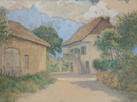 JOHN DALZELL KENWORTHY (1858-1954) AIX-LES-BAINS, FRANCE