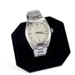 A GENTS STEEL ROLEX OYSTER PRECISION BRACELET WATCH