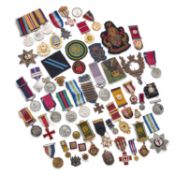 A LARGE COLLECTION OF MEDALS, BADGES AND JEWELS