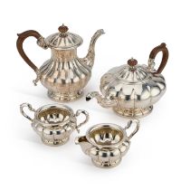 A CANADIAN STERLING SILVER FOUR-PIECE TEA SERVICE