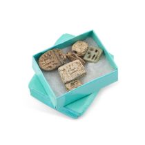 SIX ANCIENT EGYPT AMULETS, LATE PERIOD