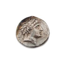 ANTIOCHUS III, (KING 223-187 B.C.), A SILVER TETRADRACHM