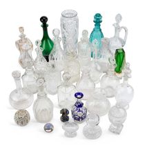 A LARGE COLLECTION OF GEORGIAN AND LATER GLASS