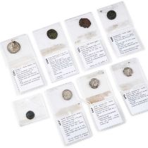 A GROUP OF ANCIENT ROMAN COINAGE