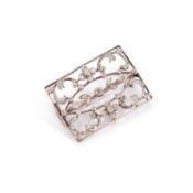 A DIAMOND BROOCH